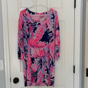 Vibrant Pink and Blue Lilly Pulitzer Dress
